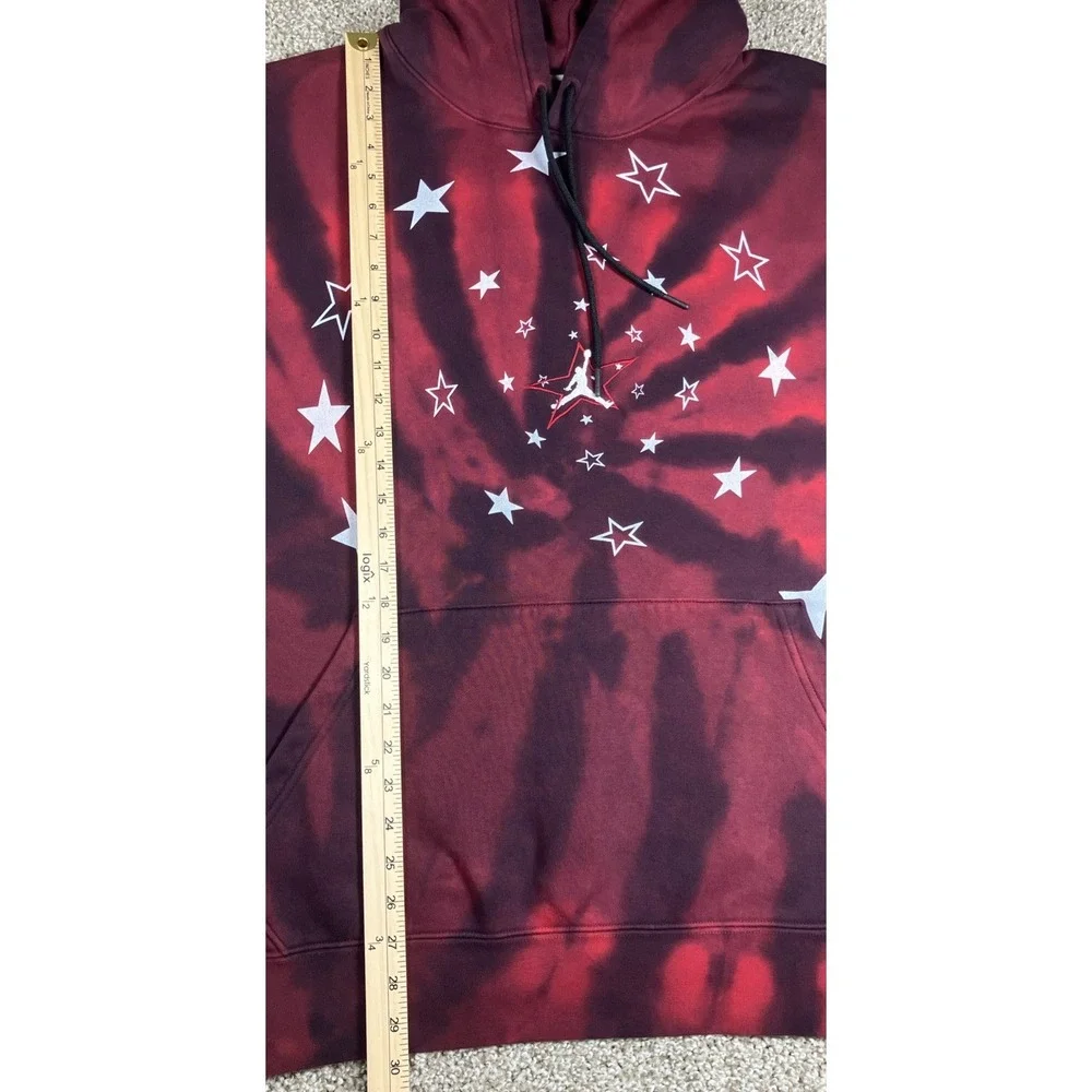Jordan Legacy AJ6 Hoodie Mens Large Graphic Tie Dye Fleece Pullover DD5225-010